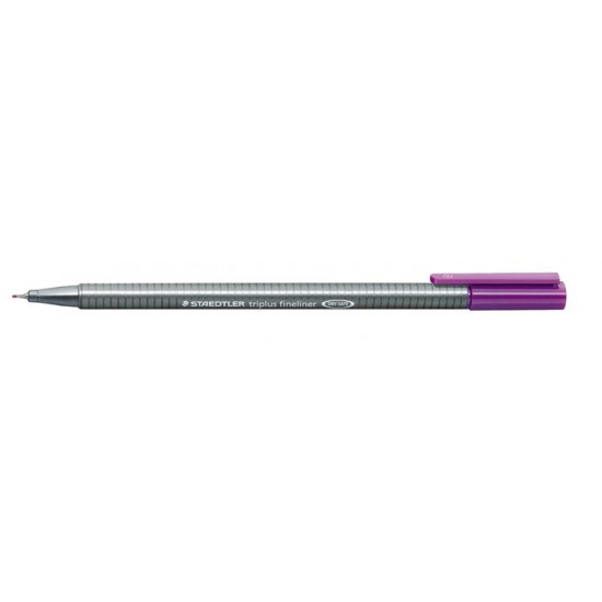 Tűfilc, 0,3 mm, STAEDTLER "Triplus", sötétlila