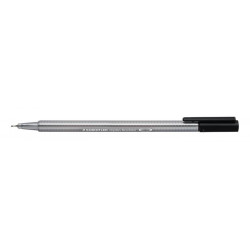 Tűfilc, 0,3 mm, STAEDTLER "Triplus", fekete