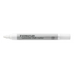 Krétamarker, 2,4 mm, kúpos, STAEDTLER "Lumocolor® 344", fehér Krétamarker, 2,4 mm, kúpos, STAEDTLER "Lumocolor® 344", fehér