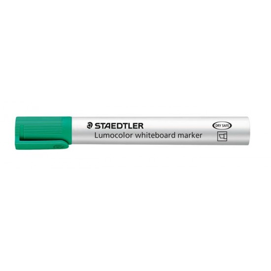Táblamarker, 2-5 mm, vágott, STAEDTLER "Lumocolor 351 B", zöld