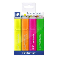 Szövegkiemelő készlet, 1-5 mm, STAEDTLER, 4 különböző szín Szövegkiemelő készlet, 1-5 mm, STAEDTLER, 4 különböző szín