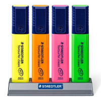 Szövegkiemelő készlet, 1-5 mm, asztali, STAEDTLER, 4 különböző szín Szövegkiemelő készlet, 1-5 mm, asztali, STAEDTLER, 4 különböző szín