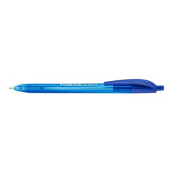 Golyóstoll, 0,5 mm, nyomógombos, STAEDTLER "Ball 423 M", kék