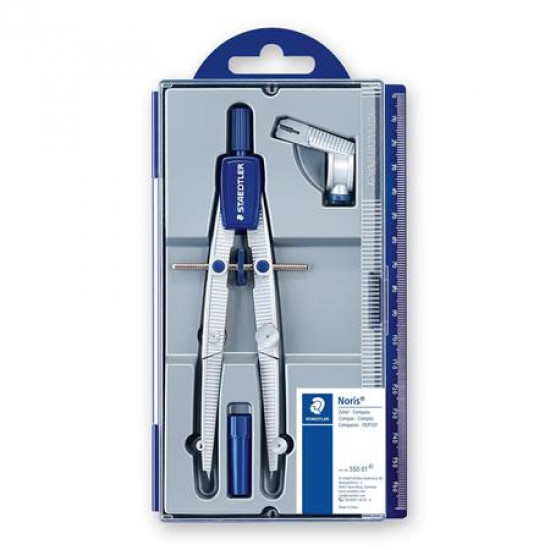 Körző készlet, precíziós, 3 darabos, STAEDTLER "Noris Club"