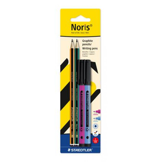 Grafitceruza és tűfilc készlet, STAEDTLER "Noris® colour edition set", lila+kék tűfilc Grafitceruza és tűfilc készlet, STAEDTLER "Noris® colour edition set", lila+kék tűfilc