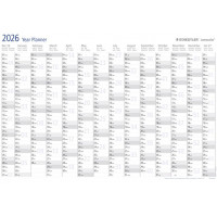 Éves tervezőtábla, törölhető, angol nyelvű, 84x60 cm, STAEDTLER "Lumocolor® 641 YP", 2026 Éves tervezőtábla, törölhető, angol nyelvű, 84x60 cm, STAEDTLER "Lumocolor® 641 YP", 2026