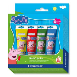 Ujjfesték, STAEDTLER "Noris® Junior 8814", Peppa malac, 4 szín
