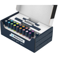 Kétvégű marker készlet, 27 darabos, SCHNEIDER „Paint-It 040 Twin marker Set 2”, 10 különböző szín