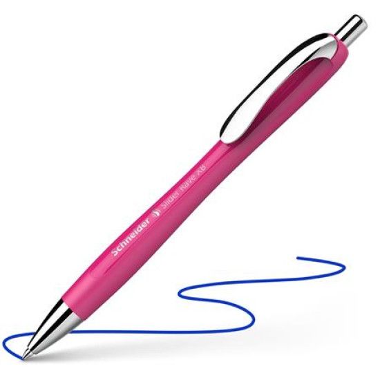 Golyóstoll, 0,7 mm, nyomógombos, SCHNEIDER "Slider Rave XB", magenta Golyóstoll, 0,7 mm, nyomógombos, SCHNEIDER "Slider Rave XB", magenta