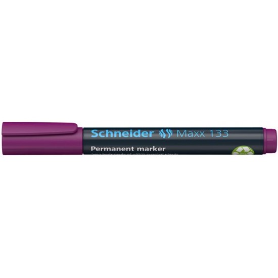 Alkoholos marker, 1-4 mm, vágott, SCHNEIDER "Maxx 133", lila