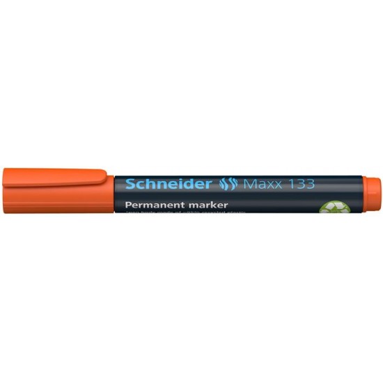 Alkoholos marker, 1-4 mm, vágott, SCHNEIDER "Maxx 133", narancssárga