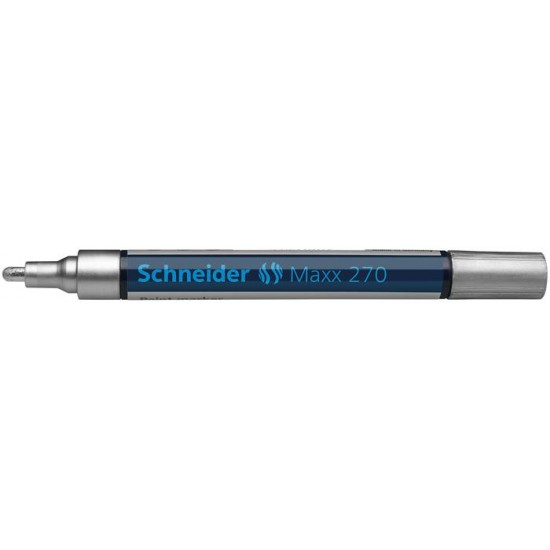 Lakkmarker, 1-3 mm, SCHNEIDER "Maxx 270", ezüst