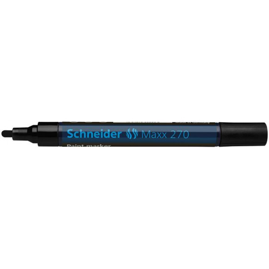 Lakkmarker, 1-3 mm, SCHNEIDER "Maxx 270", fekete