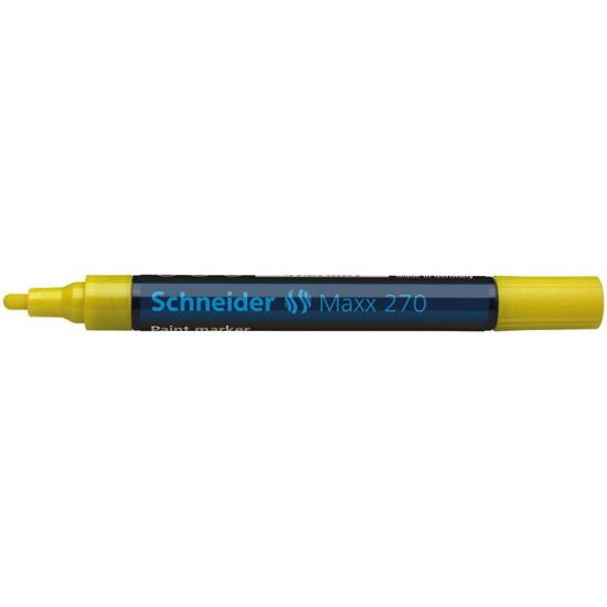 Lakkmarker, 1-3 mm, SCHNEIDER "Maxx 270", sárga