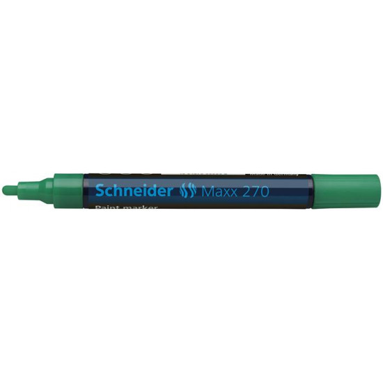 Lakkmarker, 1-3 mm, SCHNEIDER "Maxx 270", zöld