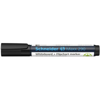 Tábla- és flipchart marker, 2-3 mm, kúpos, SCHNEIDER "Maxx 290", fekete