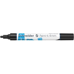Akril marker, 4 mm, SCHNEIDER "Paint-It 320" , fekete