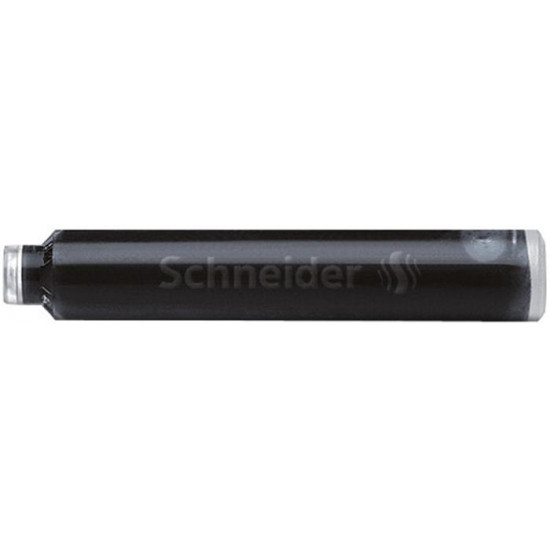 Töltőtoll patron, SCHNEIDER, fekete