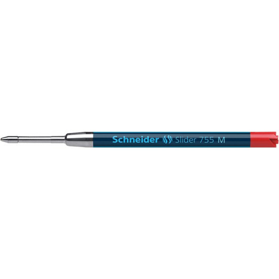 Golyóstollbetét, 0,5 mm, SCHNEIDER "Slider 755", piros