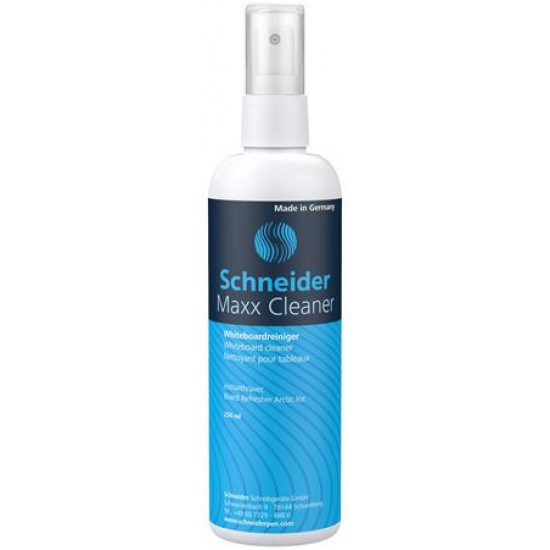 Tisztítófolyadék, táblához, 250 ml, SCHNEIDER, "Maxx"