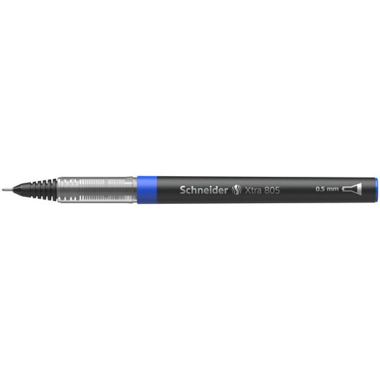 Rollertoll, 0,5 mm, tűhegyű, SCHNEIDER "XTRA 805", kék