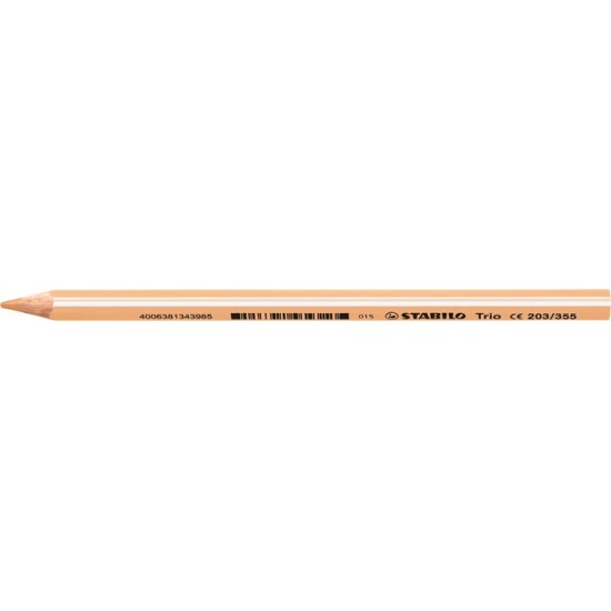 Színes ceruza, háromszögletű, vastag, STABILO "Trio", világos rózsaszín