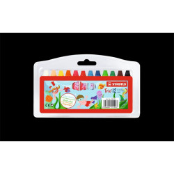 Olajpasztell kréta, STABILO, 12 különböző szín Olajpasztell kréta, STABILO, 12 különböző szín