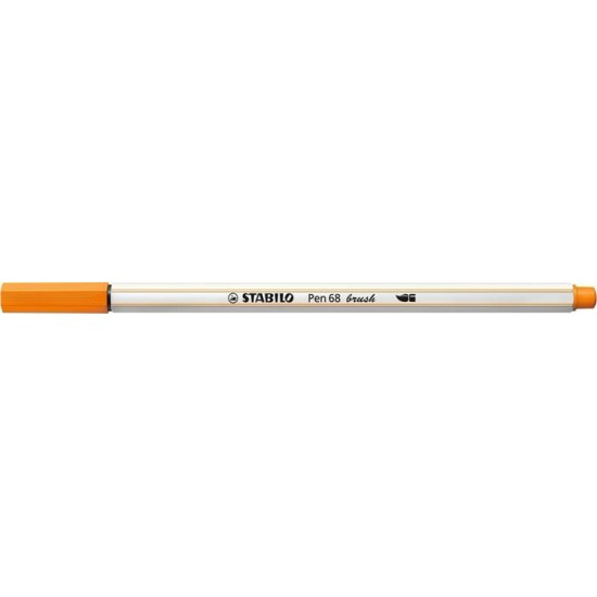 Ecsetirón, STABILO "Pen 68 brush", narancs