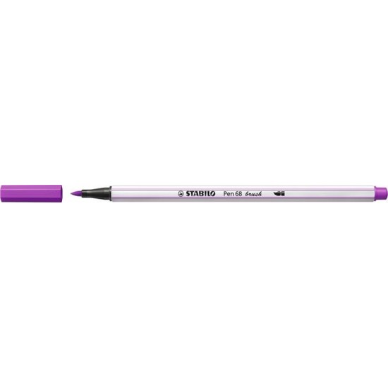 Ecsetirón, STABILO "Pen 68 brush", lila