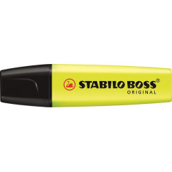 Szövegkiemelő, 2-5 mm, STABILO "BOSS original", sárga