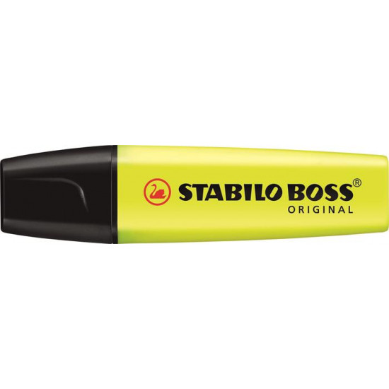 Szövegkiemelő, 2-5 mm, STABILO "BOSS original", sárga