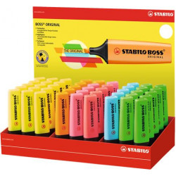 Szövegkiemelő display, 2-5 mm, STABILO "BOSS", vegyes színek