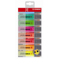 Szövegkiemelő készlet, 2-5 mm, STABILO "BOSS original", 8 különböző szín