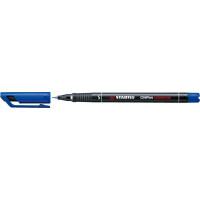 Alkoholos marker, 0,4 mm, STABILO "OHPen S", kék Alkoholos marker, 0,4 mm, STABILO "OHPen S", kék