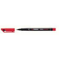 Alkoholos marker, 0,7 mm, STABILO "OHPen F", piros Alkoholos marker, 0,7 mm, STABILO "OHPen F", piros