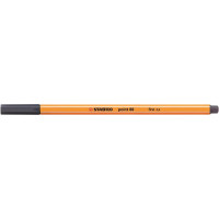 Tűfilc, 0,4 mm, STABILO "Point 88", payne-szürke Tűfilc, 0,4 mm, STABILO "Point 88", payne-szürke
