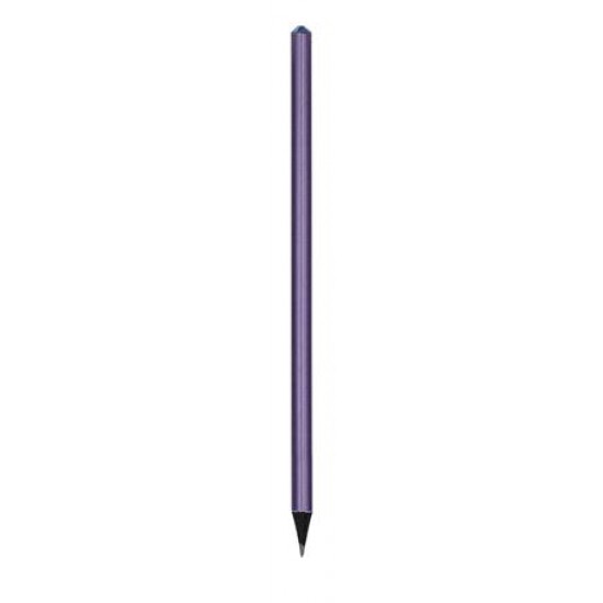 Ceruza, metál sötét lila, tanzanite lila SWAROVSKI® kristállyal, 14 cm, ART CRYSTELLA®