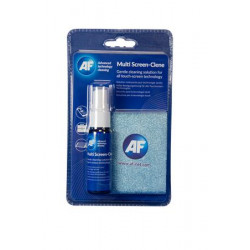 Tisztítófolyadék, érintőkijelzőhöz, mikroszálas kendővel, 25 ml, AF "Multi Screen-Clene" Tisztítófolyadék, érintőkijelzőhöz, mikroszálas kendővel, 25 ml, AF "Multi Screen-Clene"