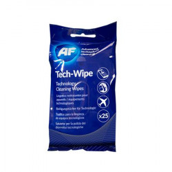 Tisztítókendő, képernyőhöz, alkoholmentes, nedves, 25 db, AF "Tech-wipes" Tisztítókendő, képernyőhöz, alkoholmentes, nedves, 25 db, AF "Tech-wipes"