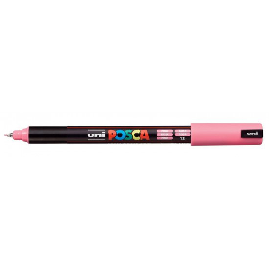 Dekormarker, 0,7 mm, UNI "Posca PC-1MR", rózsaszín