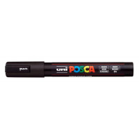 Dekormarker, 1,8-2,5 mm, UNI "Posca PC-5M", fekete