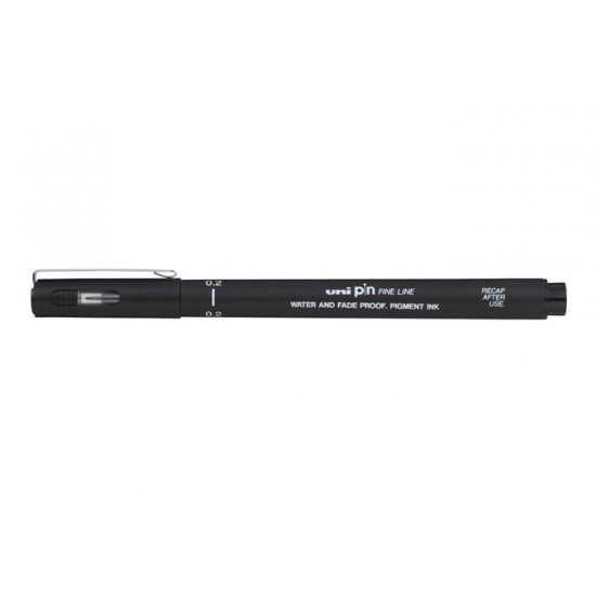 Rajzmarker, 0,2 mm, UNI PIN, fekete