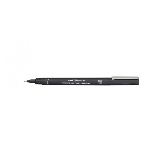 Rajzmarker, 0,4 mm, UNI PIN, fekete