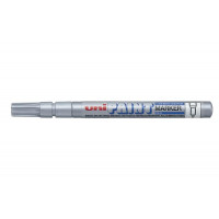 Lakkmarker, 0,8-1,2 mm, UNI "PX-21", ezüst Lakkmarker, 0,8-1,2 mm, UNI "PX-21", ezüst