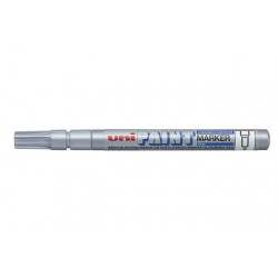Lakkmarker, 0,8-1,2 mm, UNI "PX-21", ezüst Lakkmarker, 0,8-1,2 mm, UNI "PX-21", ezüst