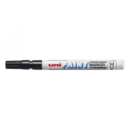 Lakkmarker, 0,8-1,2 mm, UNI "PX-21", fekete