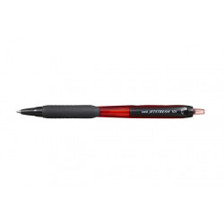 Golyóstoll, 0,35 mm, nyomógombos, UNI "SXN-101 Jetstream", piros