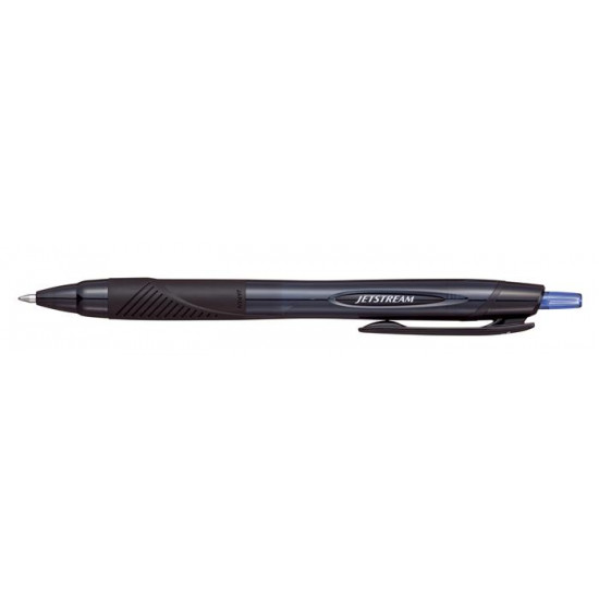 Golyóstoll, 0,35 mm, nyomógombos, fekete tolltest, UNI "SXN-157S Jetstream Sport Eco", kék