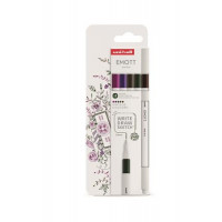 Tűfilc készlet, 0,4 mm, UNI "Emott Vintage", 5 különböző szín Tűfilc készlet, 0,4 mm, UNI "Emott Vintage", 5 különböző szín