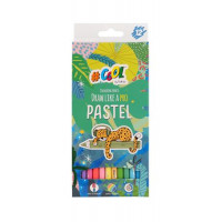 Színes ceruza készlet, kerek, COOL BY VICTORIA, 12 pasztell szín Színes ceruza készlet, kerek, COOL BY VICTORIA, 12 pasztell szín